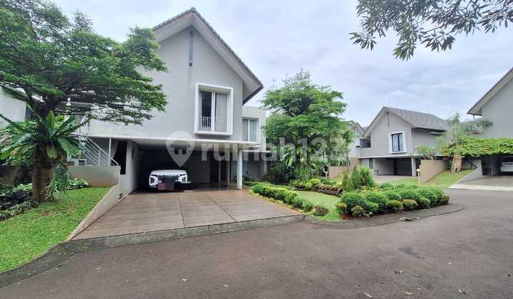 Rumah Cozy Harga Njop Posisi Hoek Nuansa Villa Semi Furnished Di Bintaro Pesanggrahan Jakarta Selatan.