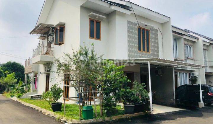 Rumah Baru Posisi Hoek Dalam Cluster Asri Dan Nyaman Di Pancoran Mas Depok.
 1