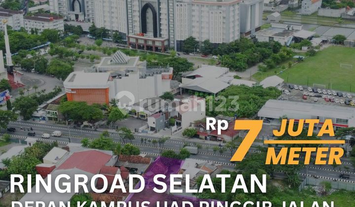 Selling Land on Southern Ring Road, Roadside, in Front of UAD Campus, Suitable for Business: Boarding House, Cafe, Restaurant, Factory.