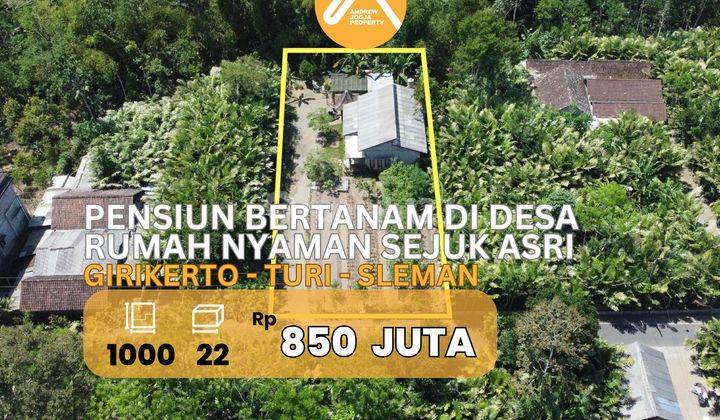 Jual Rumah Untuk Pensiun Bertanam Udara Sejuk Asri  1