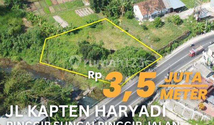 Jual Tanah Pinggir Jalan Kapten Haryadi Pinggir Sungai Akses Mudah