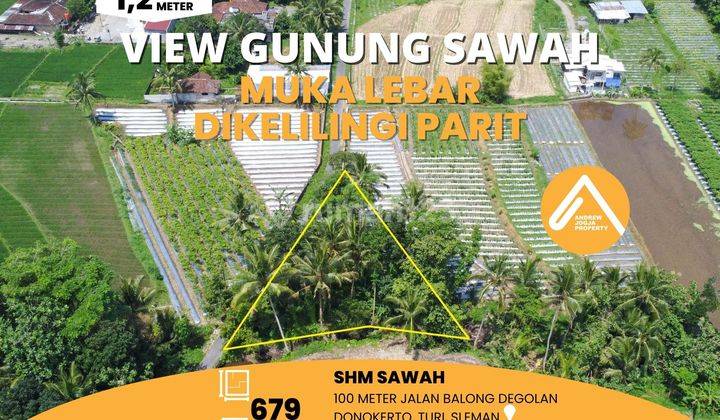 Tanah Turi View Gunung Area Sawah Akses Mudah  1