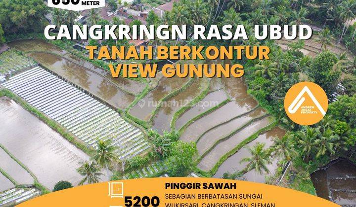 Tanah Cangkringan Berkontur Mirip Ubud View Gunung  1