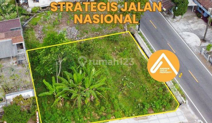 Tanah Pinggir Jalan Pakem Turi Lokasi Strategis 1