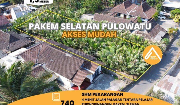 Tanah Pekarangan Selatan Jalan Pulowatu Pakem 1