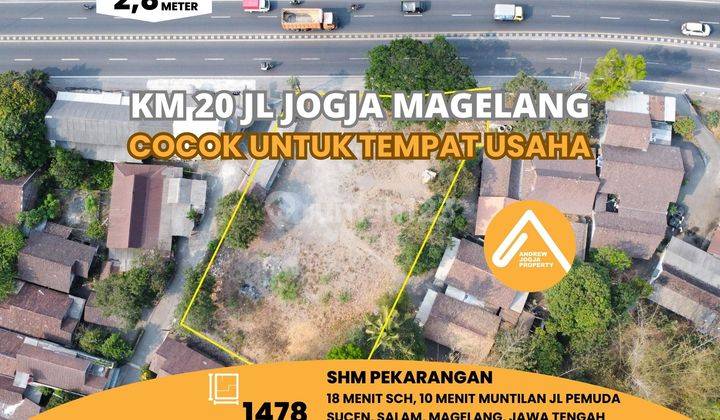 Tanah Jalan Jogja Magelang Km 20 Nego Sampai Deal 1