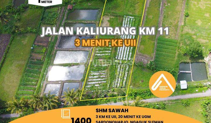 Tanah Jalan Kaliurang Km 11 Dekat Uii Terpadu 1