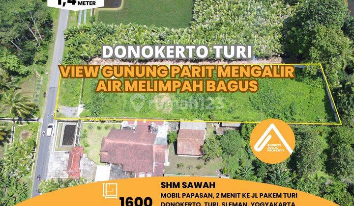 Tanah Turi Parit Mengalir View Gunung Udara Sejuak Akses Lebar 1