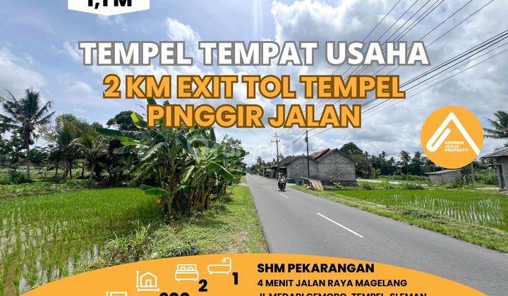 Tempel Pinggir Jalan Tempat Usaha 2 Km Exit Tol Tempel Sleman 1