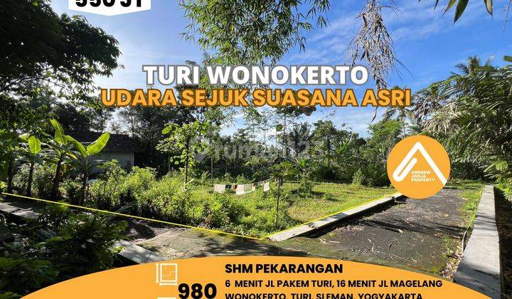 Tanah Pekarangan Turi Asri Sejuk  1