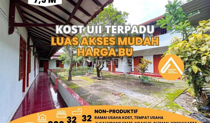 Uii Terpadu Jual Rumah Kos Ruang Usaha Dan Rumah Induk  1