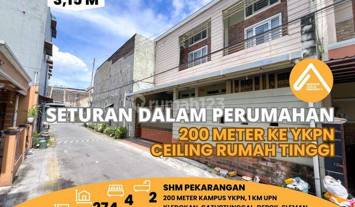 Rumah Seturan Depan Kampus Ykpn Ceiling Rumah Tinggi 1