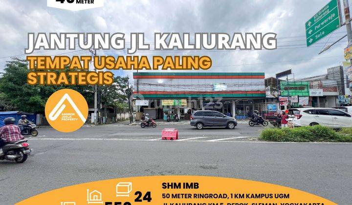 Jual Tempat Usaha Jalan Kaliurang Selangkah Ringroad Strategis 1