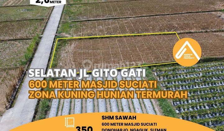 Tanah Selatan Jalan Gito Gati Dekat Masjid Suciati Termurah 1