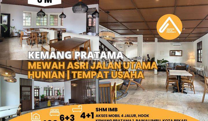 Rumah Kemang Pratama Pinggir Cocok Untuk Usaha Maupun Hunian 1