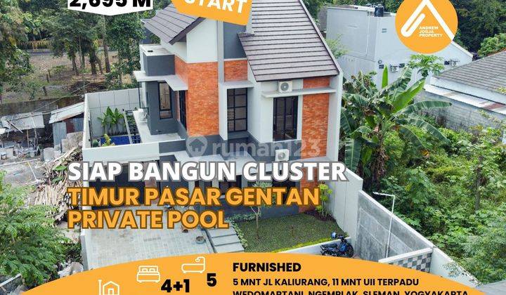 Rumah Siap Bangun Timur Pasar Gentan Dekat Jl Kaliurang 1