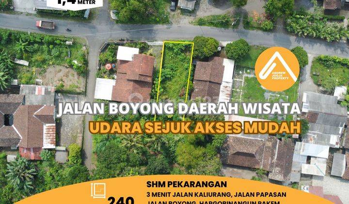 Jual Tanah Pekarangan Hargobinangun Pakem Sleman Daerah Wisata 1