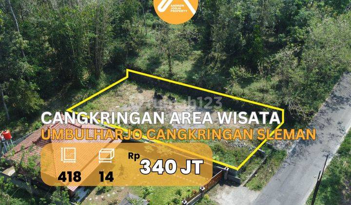 Jual Tanah Pinggir Jalan Cangkringan Daerah Wisata 1