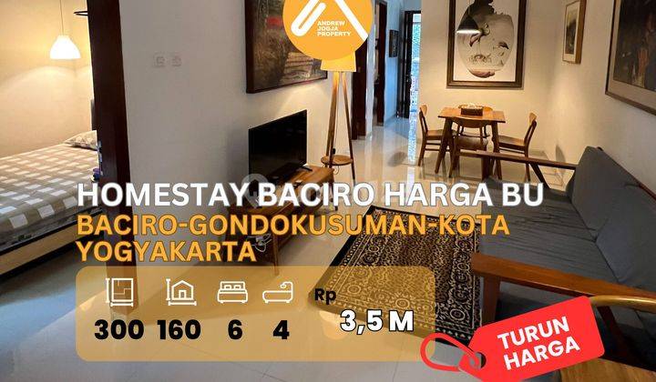 Jual Rumah Baciro Gondokusuman Homestay Maupun Hunian 1