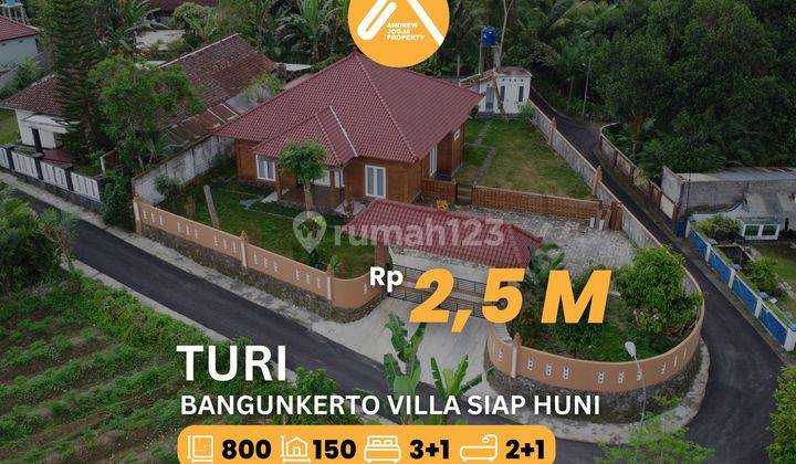 Jual Rumah Villa Turi View Sawah Udara Sejuk Akses Mudah 1