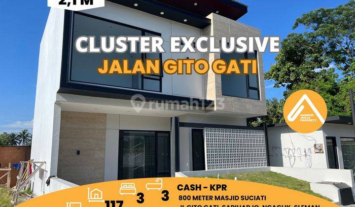 Rumah Cluster Exclusive Jalan Gito Gati Dekat Sch 1