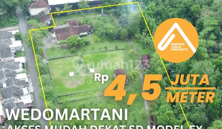 Jual Tanah Wedomartani Ukuran Luas Akses Simpangan Cocok Untuk Pensiun