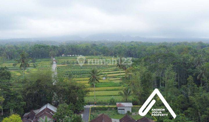 Tanah Pekarangan Pakem View Sawah Dan Gunung Akses Mudah Sejuk  2