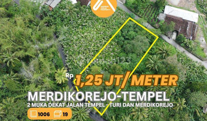 Tanah Pekarangan Tempel Merdikorejo Akses Mudah Lingkungan Asri 1