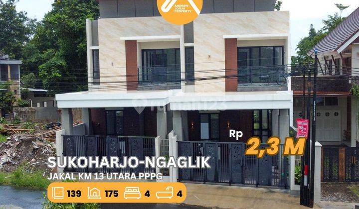 Rumah Kontemporer Modern Jalan Kaliurang Km 13 2 Unit Siap Huni 1