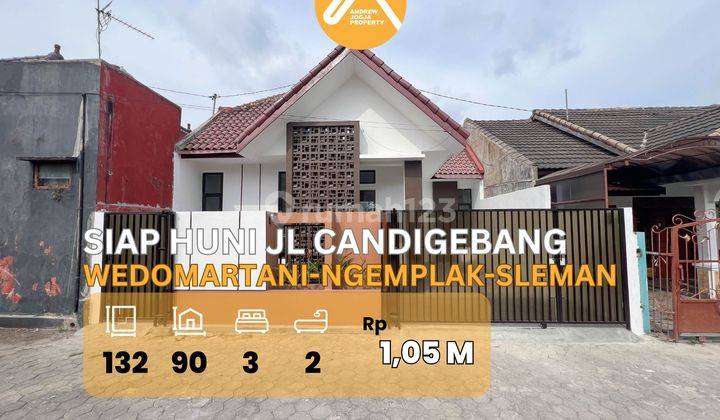 Rumah Candigebang 4 Menit Ringroad Amikom Full Renov 1