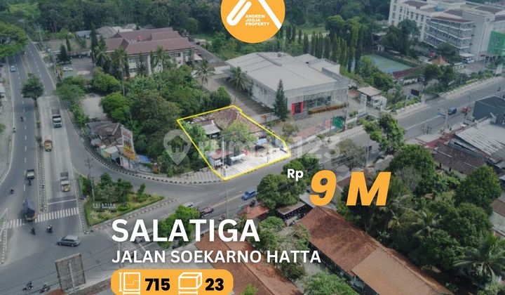 Jual Tanah Salatiga Pusat Kota Area Komersil Strategis Murah