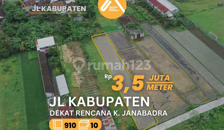 Jual Tanah Jalan Kabupaten View Sawah Area Hunian Dan Kosan