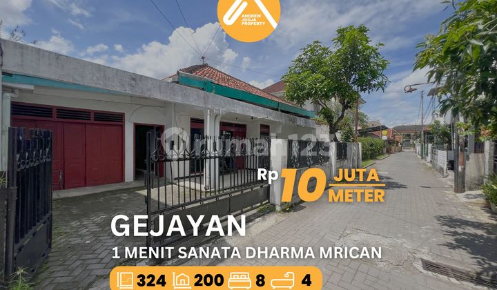 Land 1 Minute from Sanata Dharma Campus, Mrican Gejayan