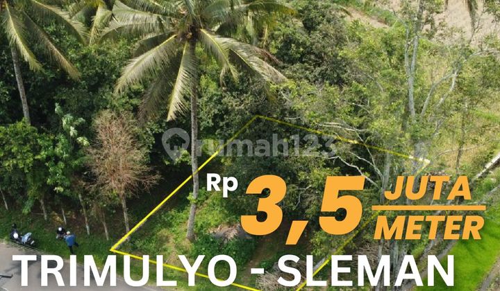 Jual Tanah Pekarangan Trimulyo Sleman 1 Menit Jalan Raya Turi