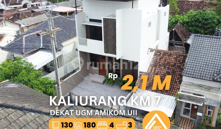 Rumah Siap Huni Jalan Kaliurang Km 7 Dekat Kampus UGM UPN AMIKOM