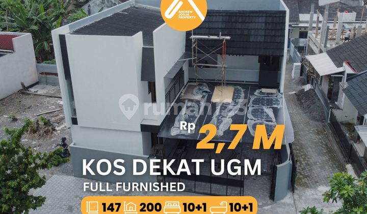 Jual Kos Dekat UGM Full Furnished Strategis Akses Papasan