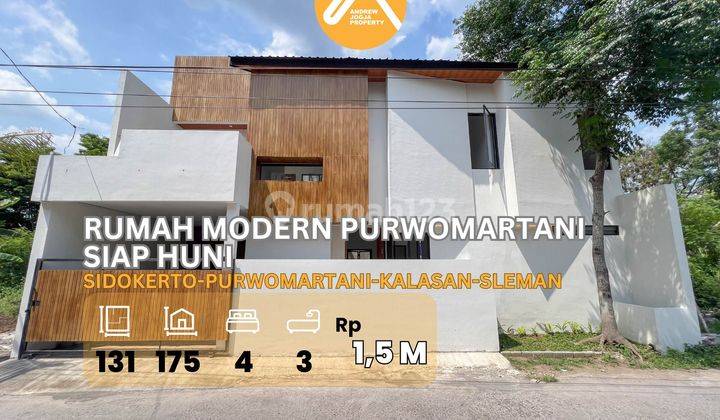 Rumah Modern Siap Huni Purwomartani 1