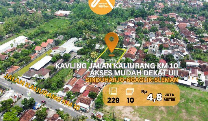 Jual Tanah Pekarangan Kaliurang Km 10 Dekat Uii Dan Ps Gentan 1