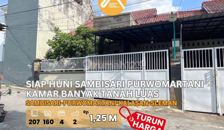 Jual Rumah Purwomartani Sleman Dekat Candi Sambisari Akses Mudah 1