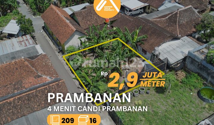 Jual Tanah Pekarangan 4 Menit Candi Prambanan
