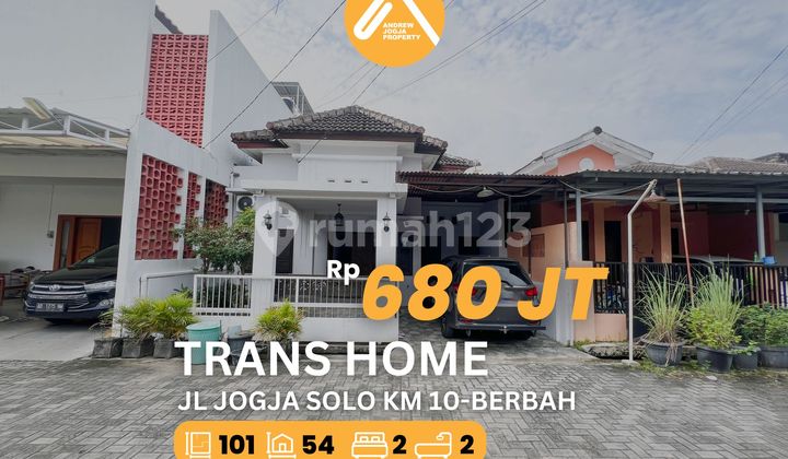 Jual Rumah Jalan Jogja Solo KM 10 Berbah Belakang Trans Home