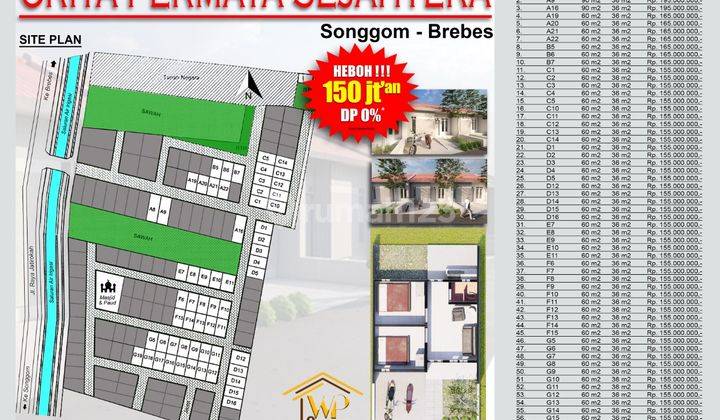 RUMAH PALING MURAH DP 0% DI SONGGOM BREBES  6