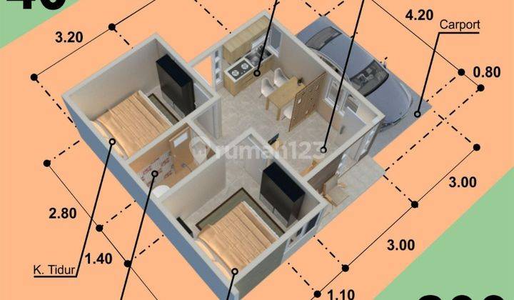 RUMAH MURAH DI SEWON DEKAT PUSAT KOTA YOGYAKARTA 7