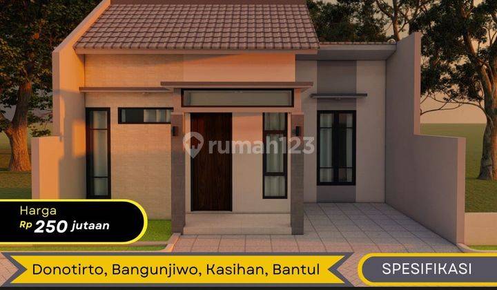 Rumah Cantik Harga Murah Dekat Puskesmas Bangunjiwo, Bantul 2