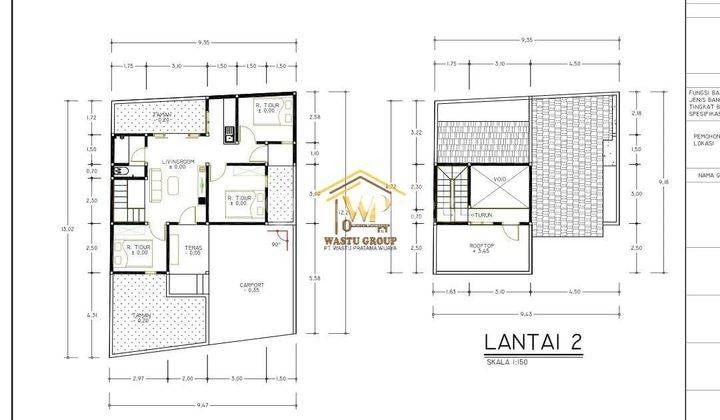  Rumah 2 Lantai View Bukit Menoreh Di Godean Sleman 2