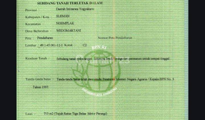 Jual Rugi Rumah Besar Tanah Luas Shm Dekat Stadion Maguwo 8