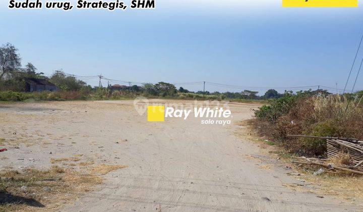 Tanah Zona Industri Sudah Urug di Tanjung, Juwiring, Klaten 1