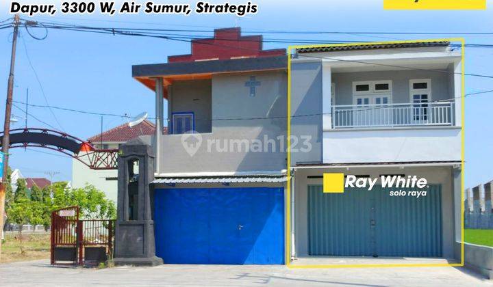 Dijual Ruko Baru Renovasi di Jl. Raya Djlopo, Solo Baru 2