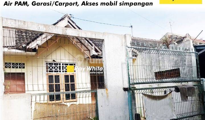 Dijual Rumah Lama Butuh Renov di Perumahan Gedangan, Solo Baru 1