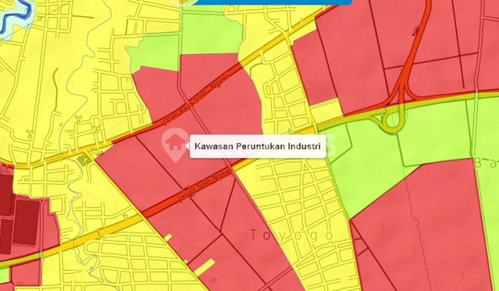 Industrial Zone Land with Container Access in Sragen-Ngawi